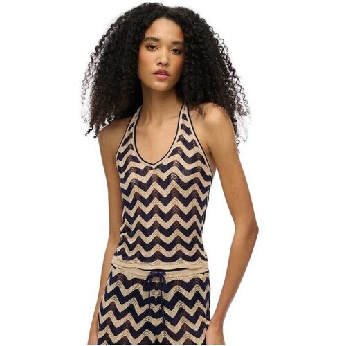 Superdry pleteni ženski top Slike