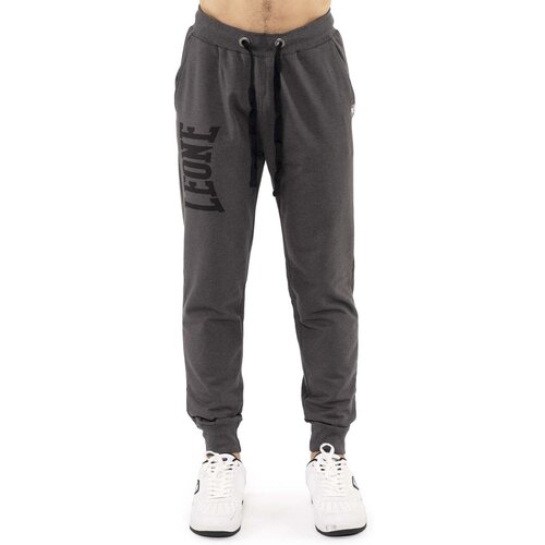 Leone 1947 Spodnji deli trenirke Man Sweatpants Big Logo Siva Cene