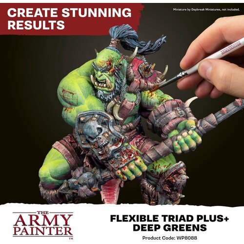 The Army Painter Warpaints Fanatic: Deep Green Flexible Triad PLUS+ - 1 set. Slike