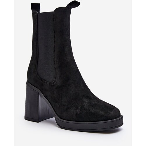 Kesi Black women's heeled boots Piovere Cene