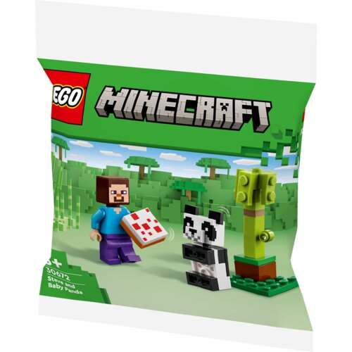 Lego Minecraft® 30672 Stiv i Beba Panda Cene