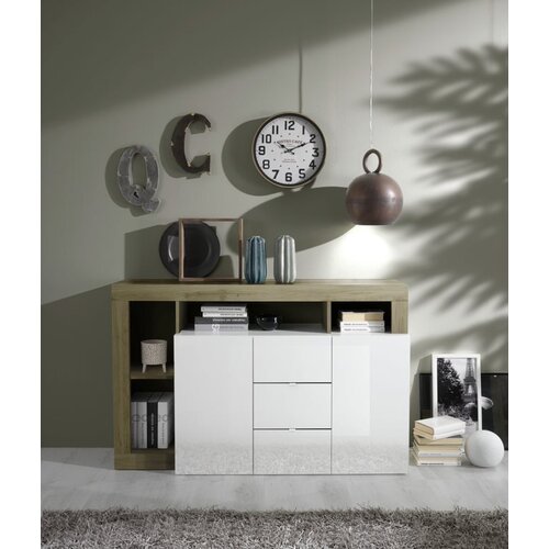 LC Mobili elegantna bela komoda s 3 predali hamburg 209030-07K Cene
