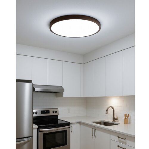  LED plafonsko svetlo LED/32W/230V 3000/4000/6500K prečnik 40 cm braon Slike