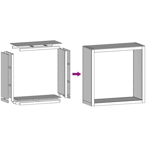  Stalak za drva za ogrjev zeleni 100x40x100 cm čelični Slike