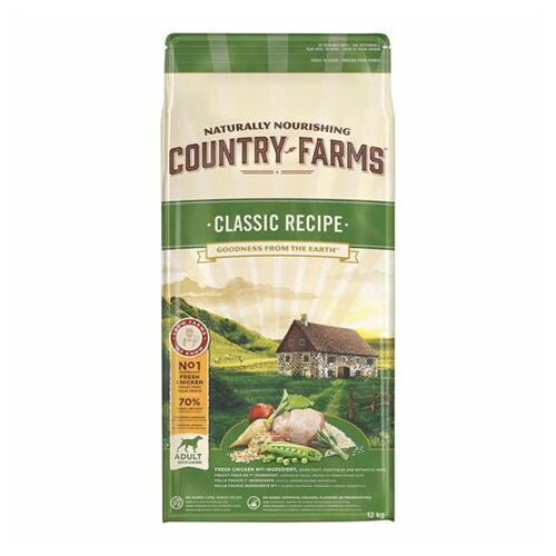 Country Farms hrana za pse classic adult piletina 12kg Slike