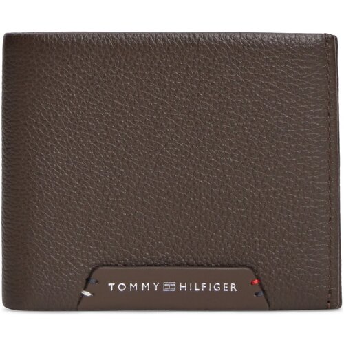 Tommy Hilfiger Denarnice Th Corp Mini Cc Wallet Kostanjeva Slike