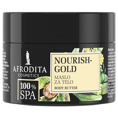 Afrodita Cosmetics spa nourish gold maslac za negu tela 200ml Cene