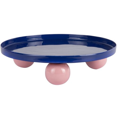 PT LIVING Kovinski dekorativni pladenj &oslash; 25 cm Double Funky &ndash; Cene