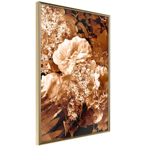  Poster - Bouquet in Sepia 40x60 Slike