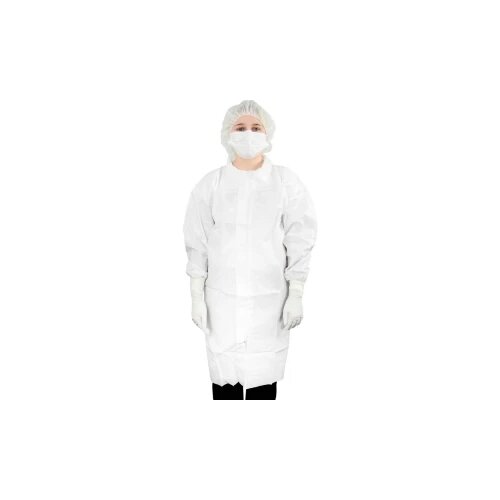 Antistat 600-5004E Antistatički jednokratni laboratorijski ogrtač Veličina haljine: XL bijela Slike