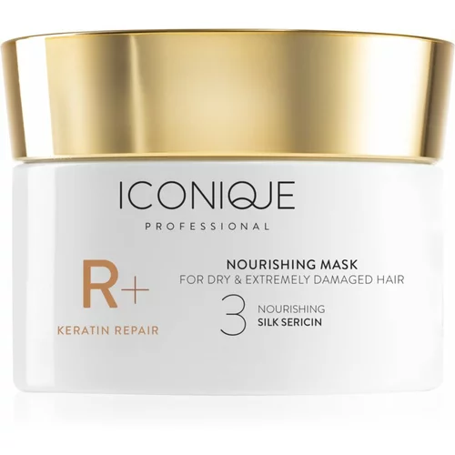 ICONIQUE R+ Keratin repair Nourishing mask obnavljajuća maska za suhu i oštećenu kosu 200 ml