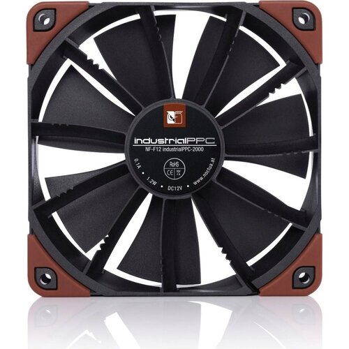 Noctua NF-F12 industrialPPC-3000 PWM Computer case Fan 12 cm Black, Brown Slike