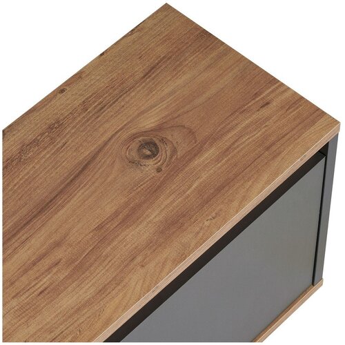 Kalune Design Antracitno siva TV komoda 160x42x30 cm Sentinel &amp;ndash; Slike