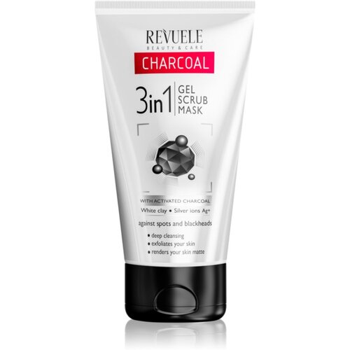 Revuele Charcoal 3in1 čistilni gel 3 v 1 z aktivnim ogljem 150 ml Cene