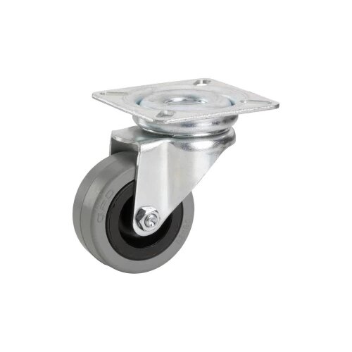 DÖRNER&HELMER 770150 Aparat okretni kotač 60x24 mm Gl, ploča 60x60 mm, gumeni kotač Cijene