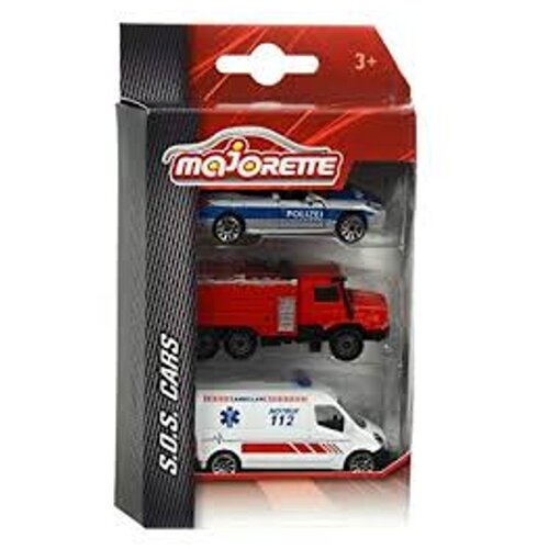 Majorette majo set 3 sos. vozila, sort Cijene