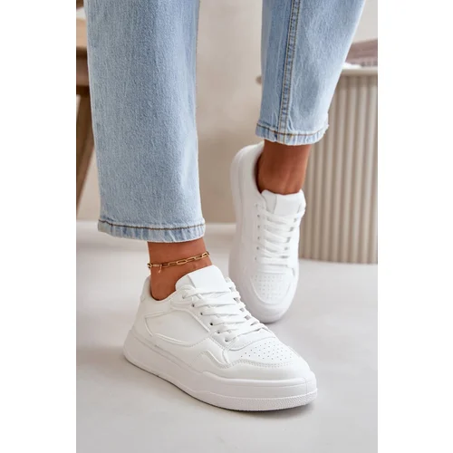 PG1 Classic Women's Sneakers Made Of Eco Leather White Meriora