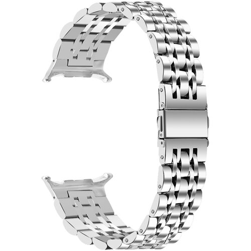 INF združljiv s samsung galaxy watch 8 integrirana jeklena zapestnica s sedmimi kroglicami silver, (5000079004) Cene