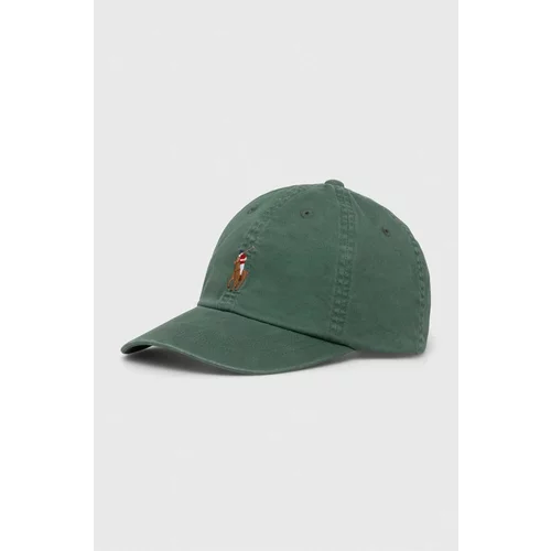 Polo Ralph Lauren Kapa sa šiltom boja: zelena, bez uzorka