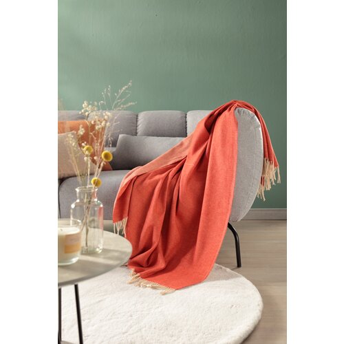 Biederlack deka twill tomato 130x170 Slike