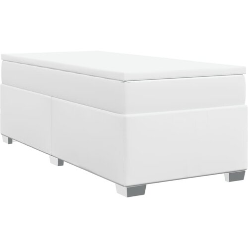 Maison Chic Box spring postelja - Vzmetna postelja z vzmetnico bel 90x190 cm umetno usnje SL23831, (21891125) Slike