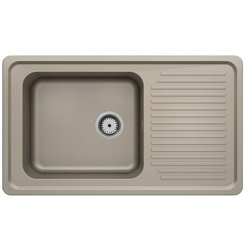 Carea Ugradbeni sudoper Venus (D x &amp;Scaron;: 86 x 50 cm, 1 korito, lith&amp;reg;, Taupe) Slike