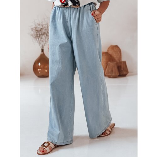 DStreet Spodnie damskie jeansowe DENIMJOY jasno niebieskie Slike
