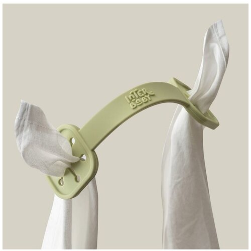 Interbaby silikonski držača tetra pelena Olive Green (2 kom) Slike