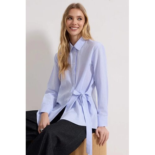 Trendyol Modest Ženska košulja Tctss26Tg00031, Plava Cene