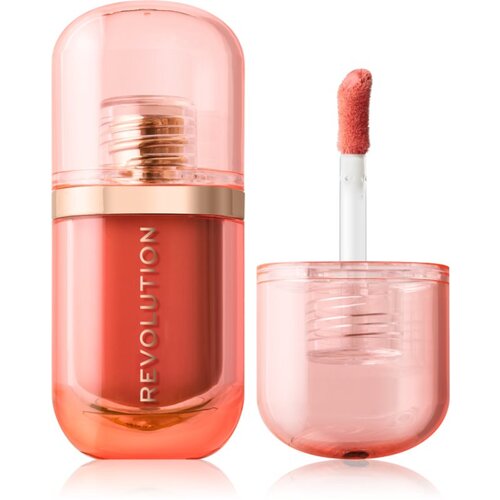 Makeup Revolution Superdewy Blush Burst tekoče rdečilo odtenek Peach Spritz 4.2 ml Slike