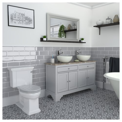 Bemis Sporospu&amp;scaron;tajuća WC daska Cottage CL grey Slike