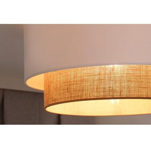  duolla - plafonsko svetlo boho 1xE27/15W/230V prečnik 45 cm bela/braon Slike