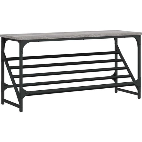 VidaXL stalak za cipele boja hrasta 90 x 30 x 45 cm konstruirano drvo Slike