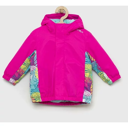CMP Otroška jakna roza barva