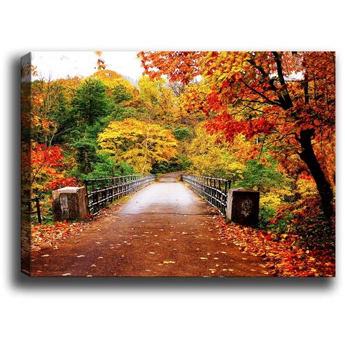 Tablo Center slika autumn bridge, 70 x 50 cm Slike