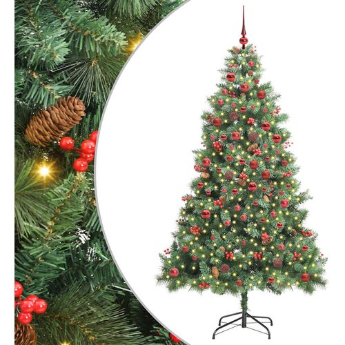  Umjetno božićno drvce 300 LED lampica Topla bijela PVC i metal Cijene