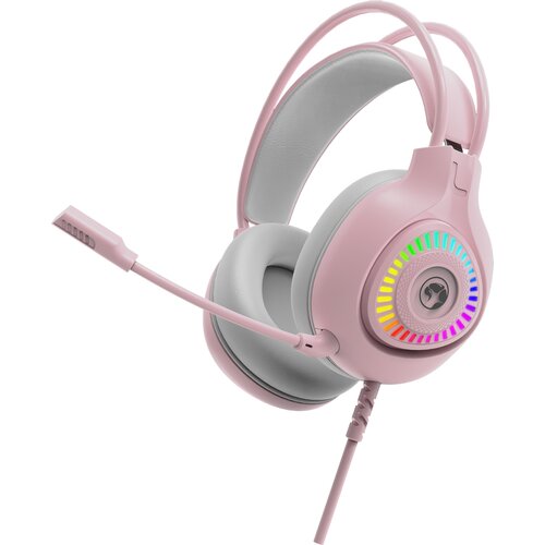Marvo H8325 RGB žične slu&scaron;alke roza barve Cene
