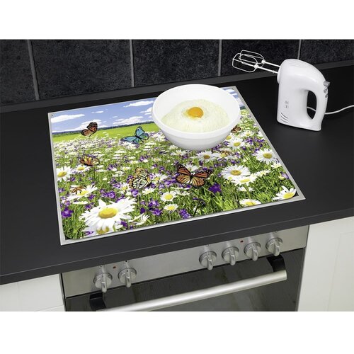 Maximex Stenske za&amp;scaron;čitne plo&amp;scaron;če za &amp;scaron;tedilnik v kompletu iz kaljenega stekla 2 ks 50x56 cm &amp;ndash; Slike