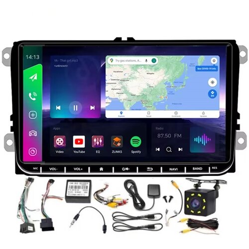  MULTIMEDIJA ZA VW 2DIN 9-INCH ANDROID EKRAN &ndash; 8227, 2+32GB, FM/RDS/IPS, SA SPECIJALNIM KABLOM, CARPL Cijene
