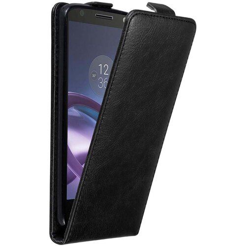 Cadorabo Ohi&scaron;je, združljivo z Motorola MOTO Z v nočna črna - Za&scaron;čitni ovitek v obliki flipa z magnetnim zapiranjem, (20558588) Cene