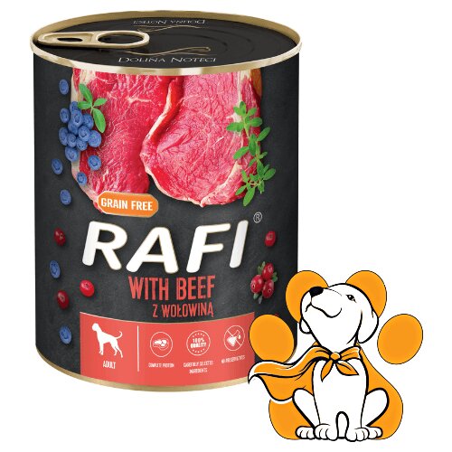 Rafi Dog Grain Free Beef 800g, Vlažna Hrana Sa Govedinom Bez Žitarica Cene
