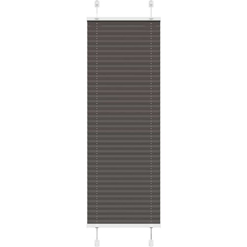 vidaXL Plisirana žaluzija črna 45x150 cm Širina tkanine 44,4 cm Cene