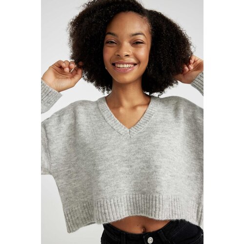 Defacto Regular Fit V-Neck Sweater Slike