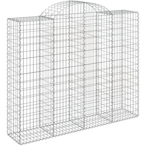  Lučne gabionske ko&amp;scaron;are 10kom 200x50x160/180cm pocinčano željezo Slike