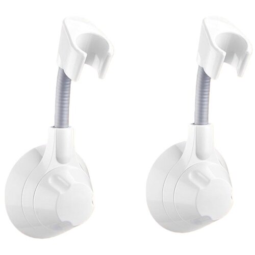 INF 2-Pack Universal No-Drilling Shower Head Holder - 360&amp;deg; Rotatable Bracket White, (5000158289) Slike