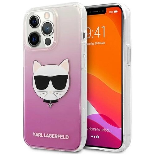Karl Lagerfeld ETUI CHOUPETTE HEAD NA IPHONE 13 PRO MAX - R&Oacute;ŻOWE, (21896943) Cene
