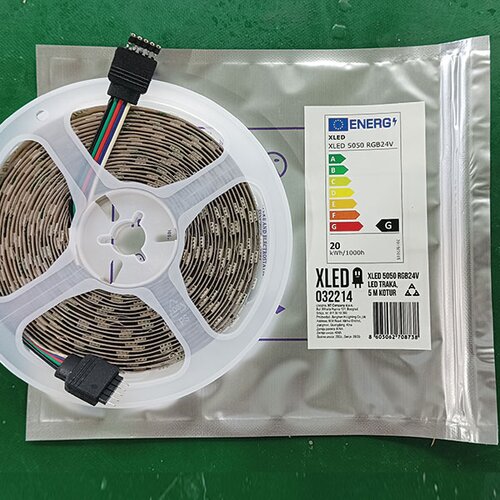 Xled 5050 RGB24V Led traka,5 m kotur Slike