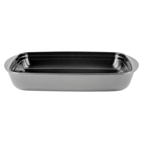 Vitrinor Pekač Bor 35x22xh5cm / siv / borosilikatno steklo, non-stick, (21009324)