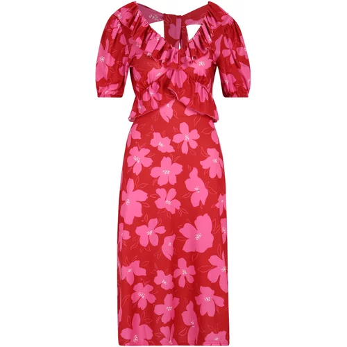 Dorothy Perkins Petite Poletna obleka svetlo roza / rdeča