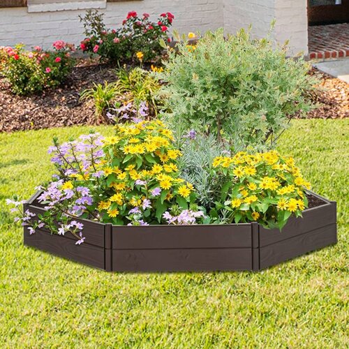vidaXL Visoka vrtna greda 120x120x20 cm polipropilen Cene